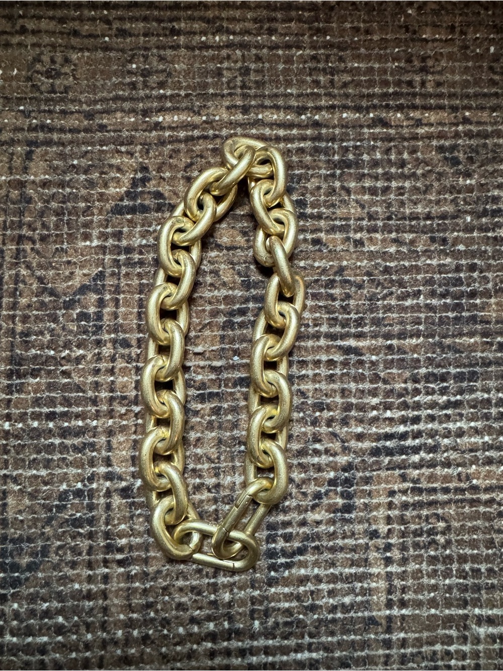 Clare V. Vintage Gold Shortie Strap- Chunky Link PurseStrap - Picture 2 of 2